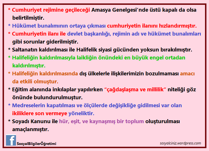 Çağdaş Türkiye Yolunda Adımlar Genel Özellikler-1