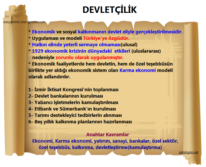 Devletçilik İlkesi