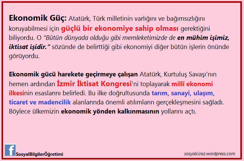 Atatürkçü Düşüncede Ekonomik Güç