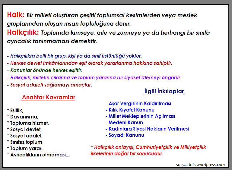 Halkçılık İlkesi