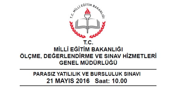 2016 Parasız Yatılılık ve Bursluluk Sınavı Soru ve Cevapları