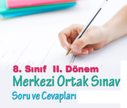 2017 TEOG 2 II. Dönem Merkezî Ortak Sınavı Soru ve Cevapları