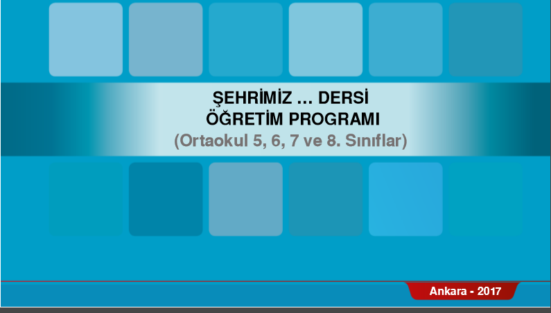 Şehrimiz Dersi Öğretim Programı