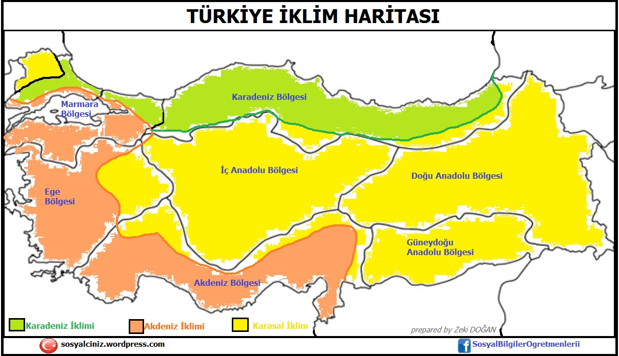 turkiye dilsiz cografi bolgeler haritasi renkli dilsiz | Sosyal