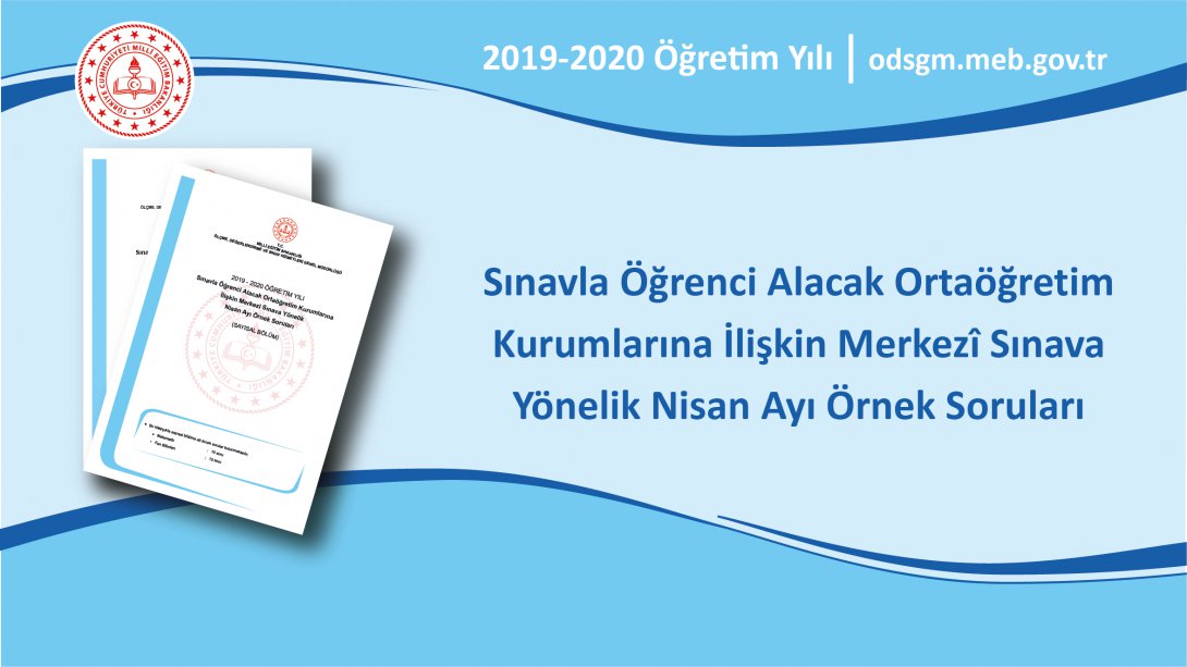 2020 Nisan Ayı MEB LGS Örnek Soruları