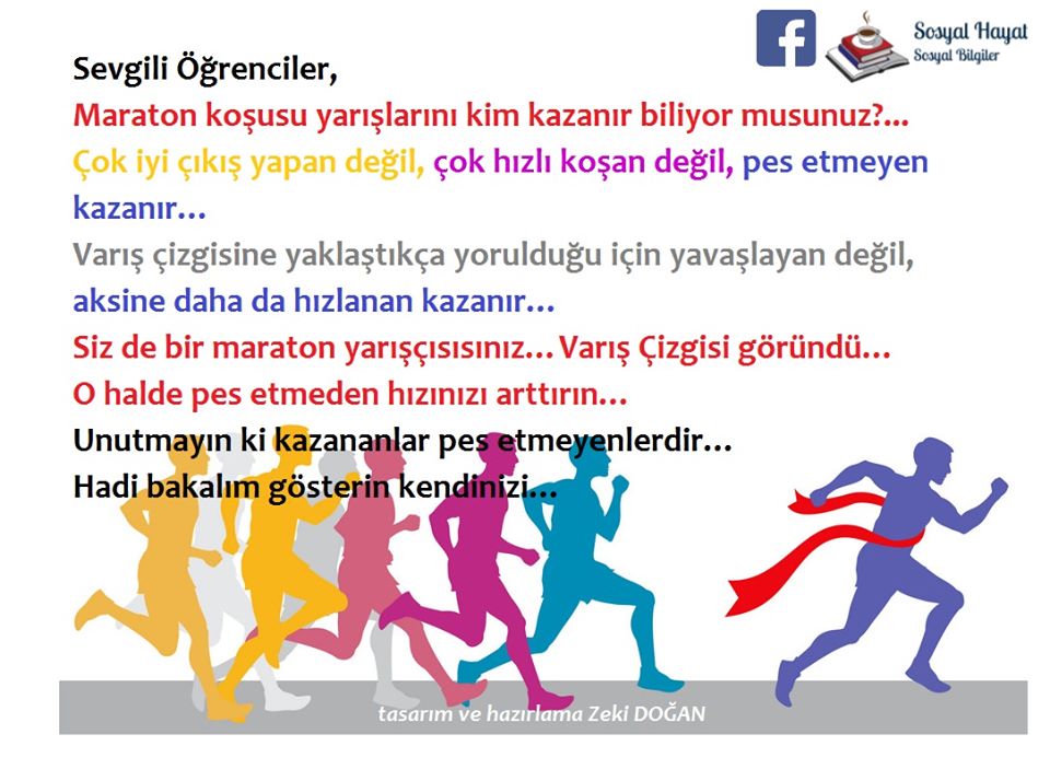 Kazananlar pes etmeyenlerdir