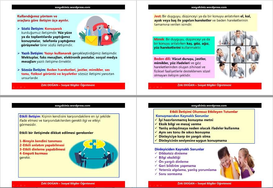 Sosyal Bilgiler 7 Birey ve Toplum Ünitesi Fasikülü