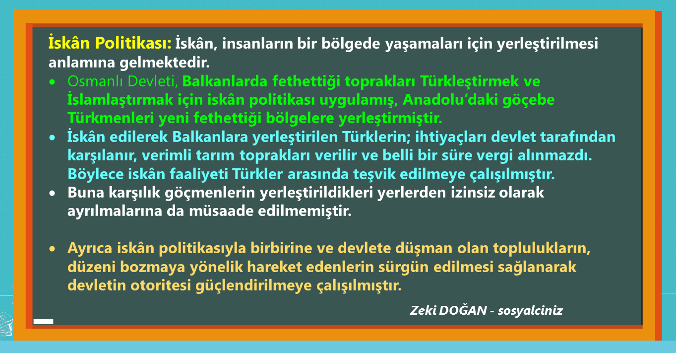 İskan Politikası