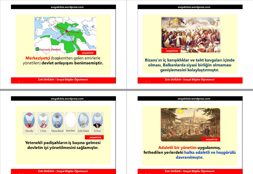 Osmanlı Devletinin Kısa Sürede Büyümesinde Etkili Olan Faktörler