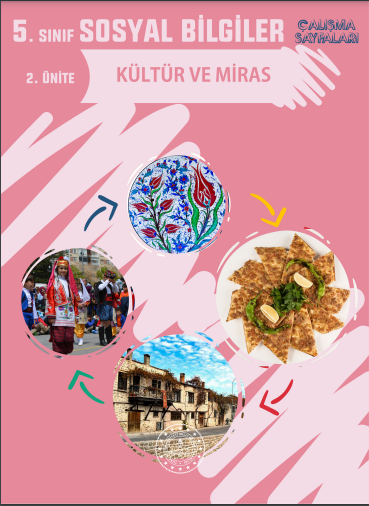 Sosyal Bilgiler 5 TEGM Materyal Kültür ve Miras Ünitesi Çalışma Sayfaları