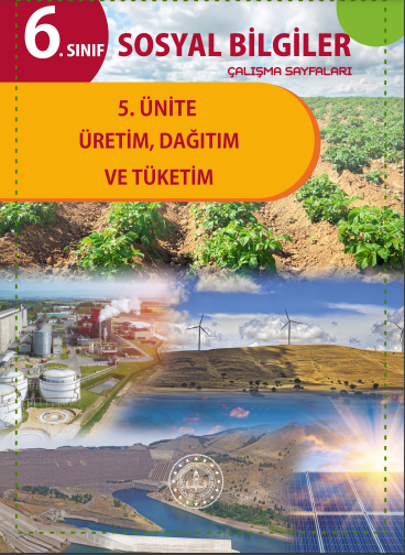 Sosyal Bilgiler 6 TEGM Materyal Üretim Dağıtım ve Tüketim Ünitesi Çalışma Sayfaları