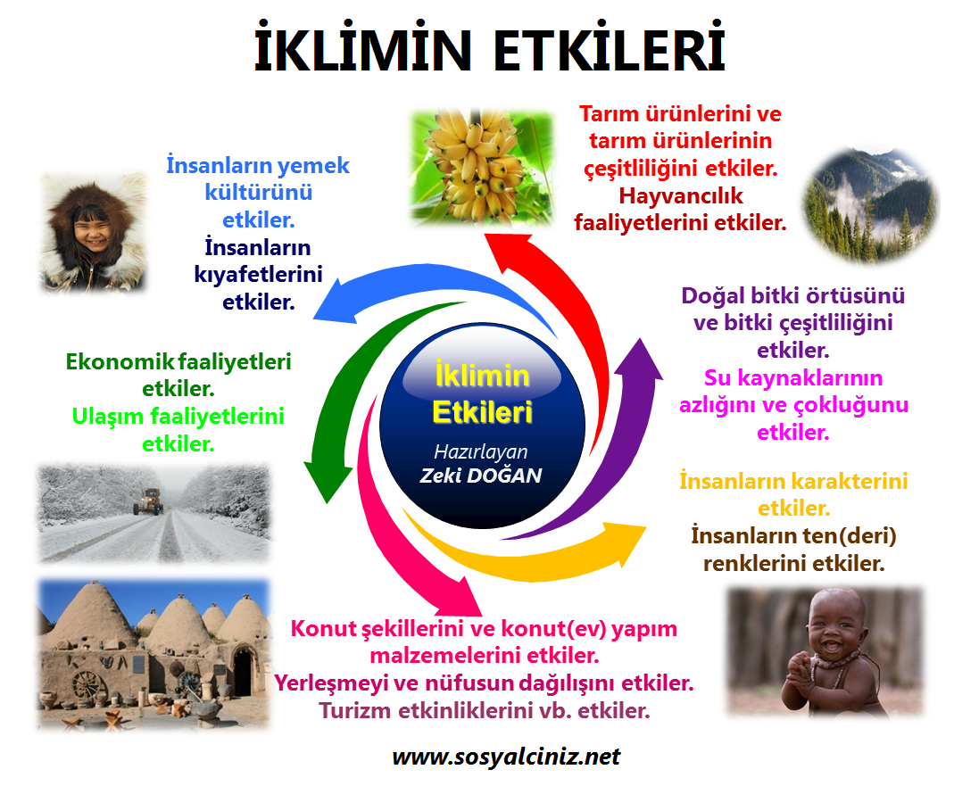 İklimin İnsan Faaliyetlerine Etkisi – İklim Neleri Etkiler?