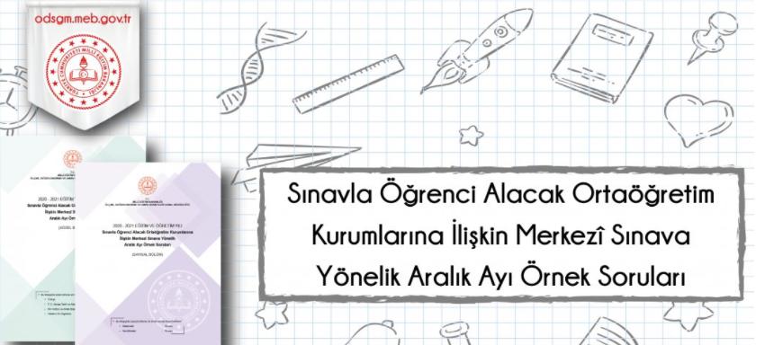 Aralık 2020 MEB Örnek Soruları