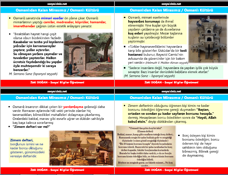Osmanlı Kültürü-Kültürel Mirasımız