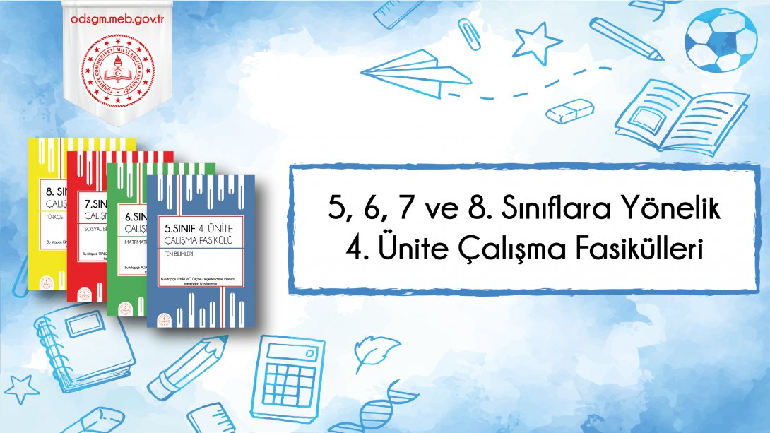 T.C. İnkılap Tarihi MEB 4.Ünite Çalışma Fasikülleri