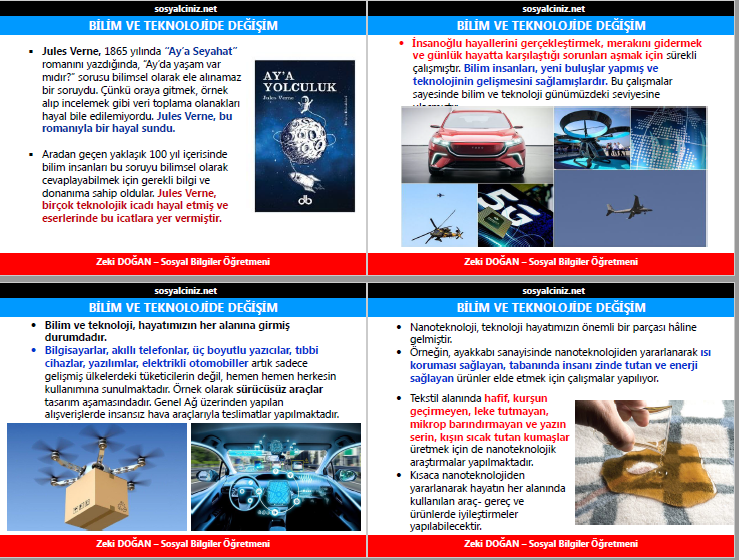 Bilim ve Teknolojide Değişim