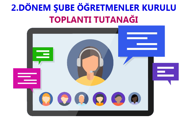2020-2021 2.Dönem Şube Öğretmenler Kurulu Toplantı Tutanağı