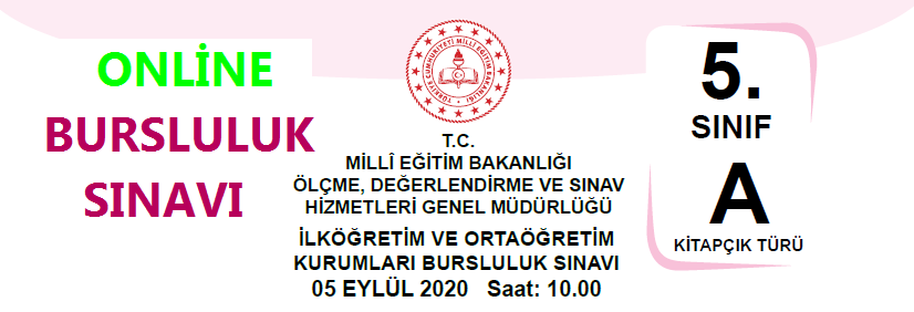 Sosyal Bilgiler 5 2020 Bursluluk Sınavı Online