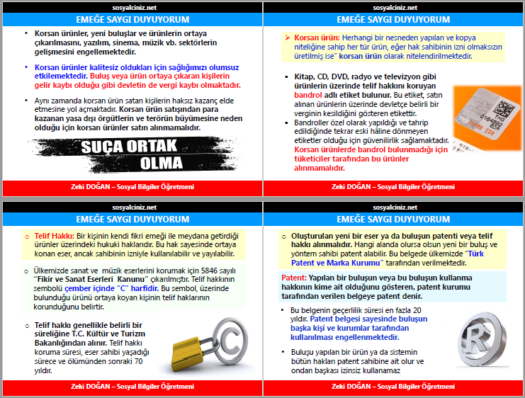 Emeğe Saygı Duyuyorum