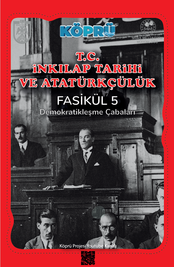 Sivas MEM T.C. İnkılap Tarihi 5.Ünite Demokratikleşme Çabaları