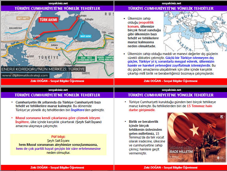 Türkiye Cumhuriyetine Yönelik Tehditler