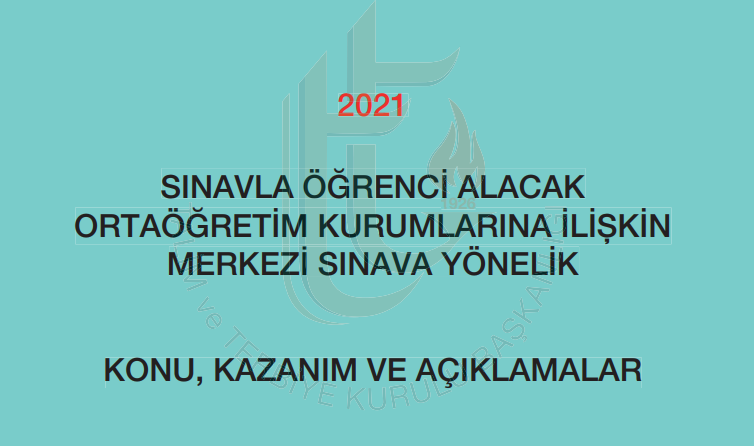 2021 LGS’de Çıkacak Konu ve Kazanımlar