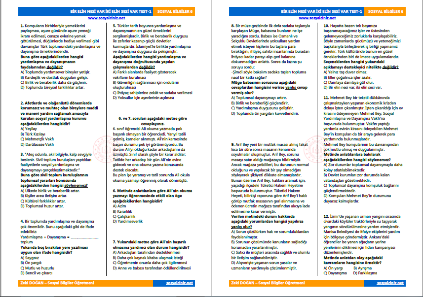 Bir Elin Nesi Var Test-1