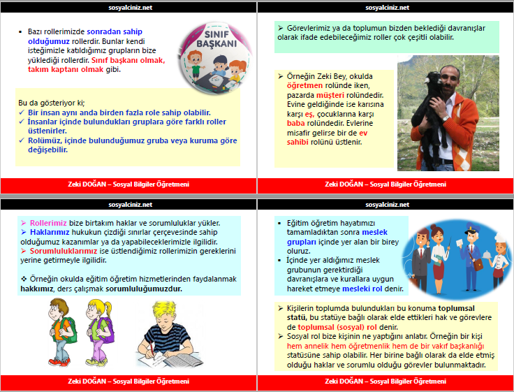 Değişen Rollerim