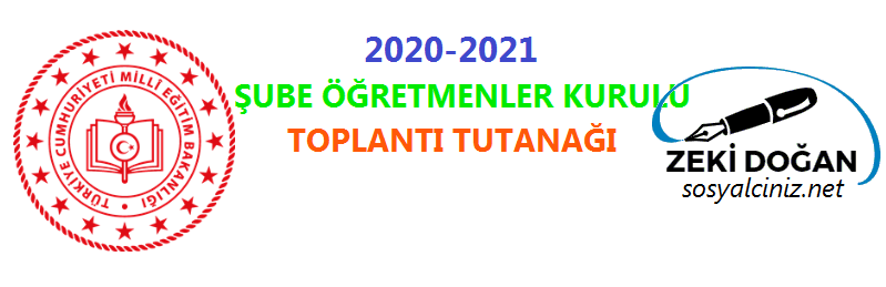 2020-2021 Sene Sonu Şube Öğretmenler Kurulu