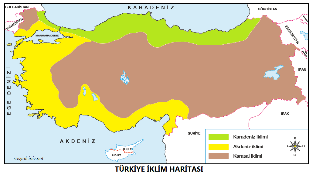 Türkiye İklim Haritası