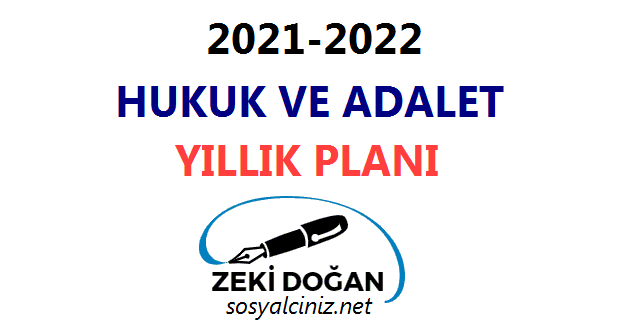 2021-2022 Hukuk ve Adalet Yıllık Planı