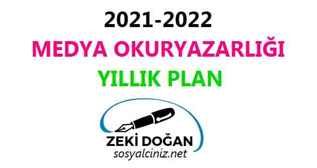 2021-2022 Medya Okuryazarlığı Yıllık Planı