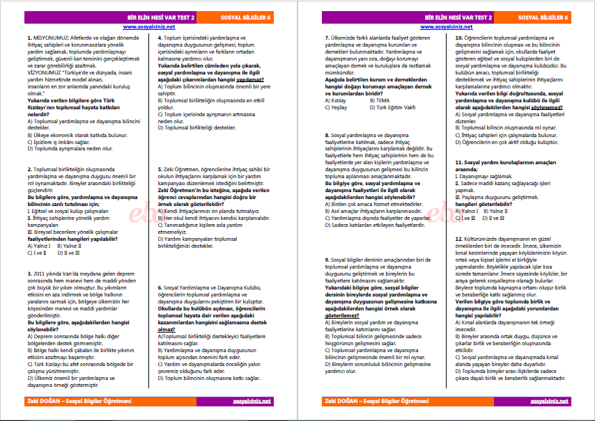 Bir Elin Nesi Var Test 2