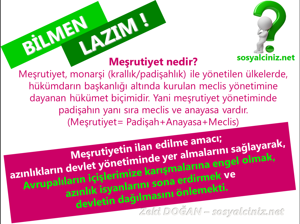 Tanzimat Islahat Meşrutiyet