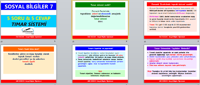 Osmanlı’da Tımar Sistemi Sunu