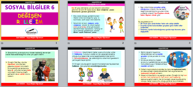 Değişen Rollerim Sunu