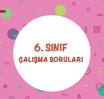 Ekim 2021 6.Sınıf MEB Çalışma Soruları