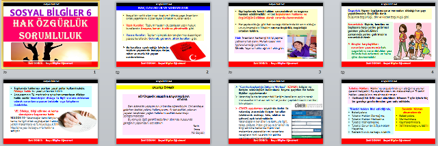 Hak Özgürlük Sorumluluk Sunu