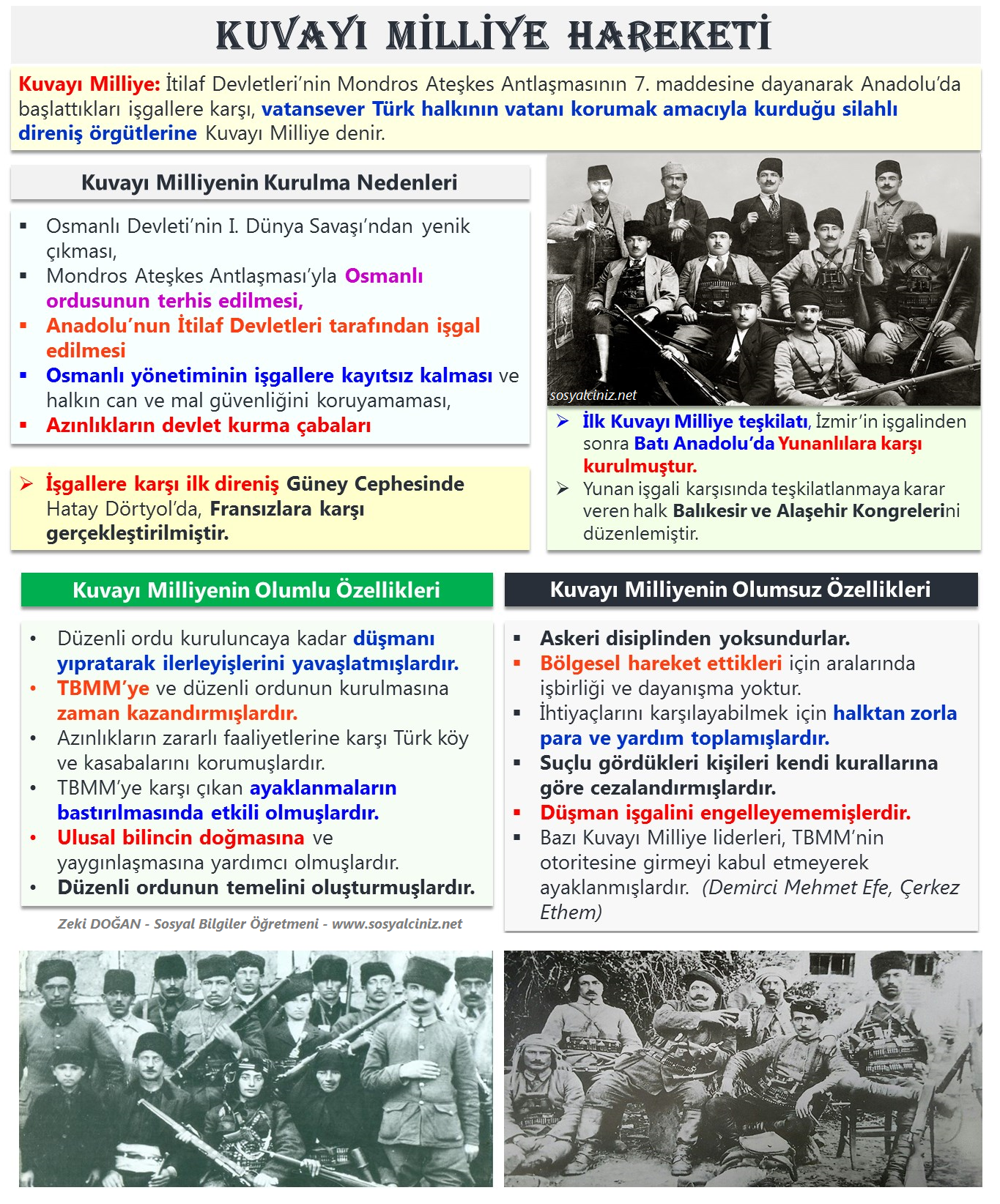 Kuvayı Milliyenin Özellikleri Nelerdir?