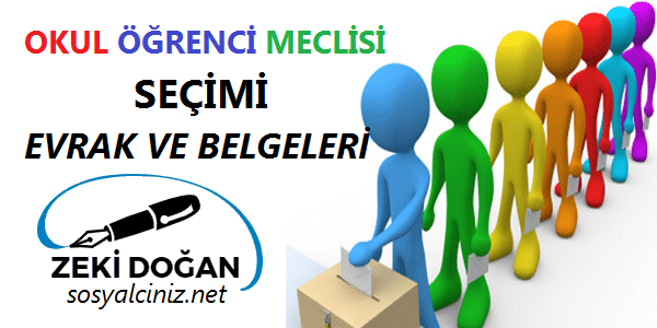 Okul Öğrenci Meclisi Seçim Evrakları