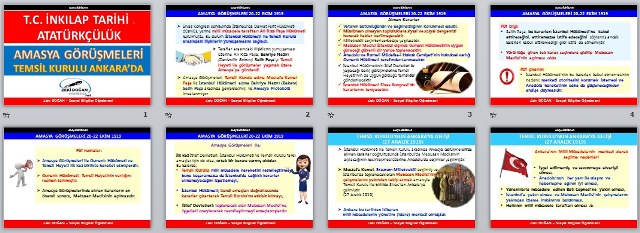 Amasya Görüşmeleri Temsil Kurulunun Ankara’ya Gelişi Sunu