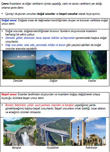 Çevremizde Neler Var