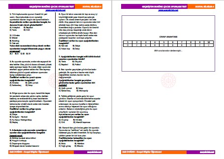 Geçmişten Bugüne Çocuk Oyunları Test