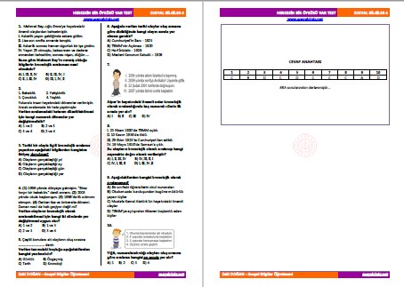 Herkesin Bir Öyküsü Var Test