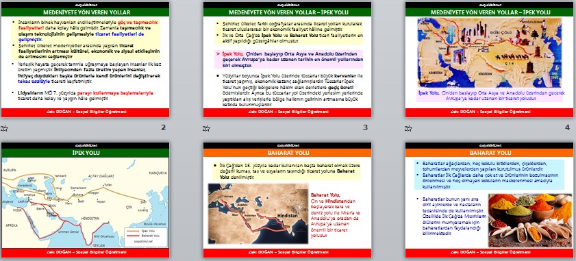 Medeniyete Yön Veren Yollar Sunu