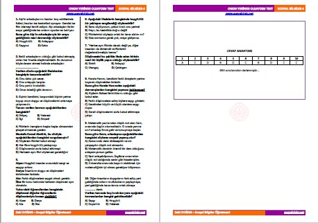 Onun Yerinde Olsaydım Test