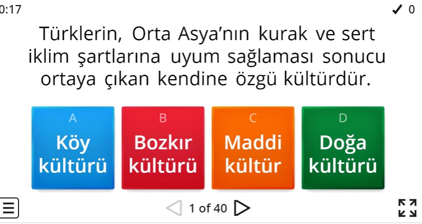 Sosyal Bilgiler 6 Kültür ve Miras Testi (40 soru)