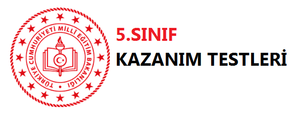 5. Sınıf İngilizce Kazanım Testleri