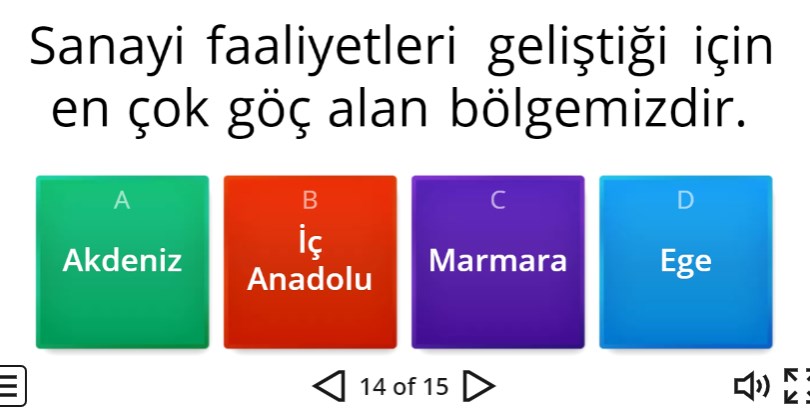 Nüfus ve Yerleşme Online Test
