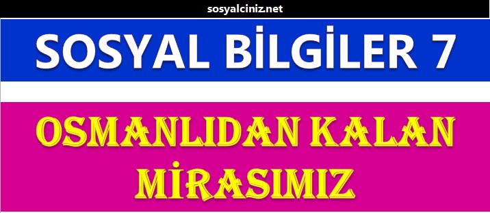 Osmanlıdan Kalan Mirasımız Sunu